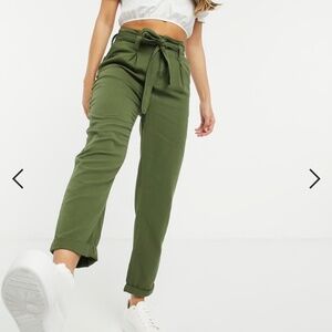 MISS SELFRIDGE - Khaki Green Trouser